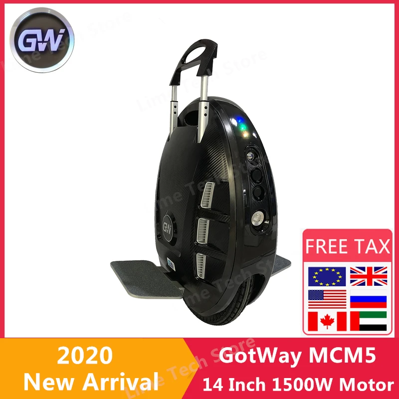 2020 оригинальный Одноколесный скутер Gotway MCM5 84 в 1500 ВТЧ аккумулятор Вт