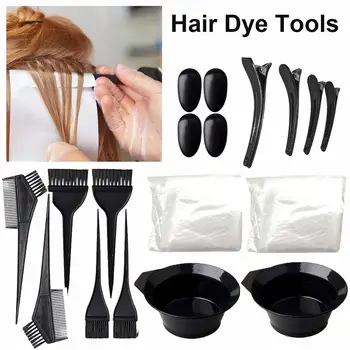 

Hair Dye Coloring Kit Hair Dye Tools Dye Bowl Comb Ear Cover Gloves Brushes Tool Kit Hair Dye Tool For Home Salon Hair Dye