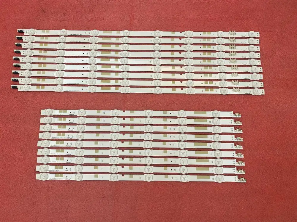 Faixa de Retroiluminação Led para Samsung 18 Peças «ue55ju6800 Ue55ju6850 Ue55ju6870u» Bn96-38481a 38482a - Image 2