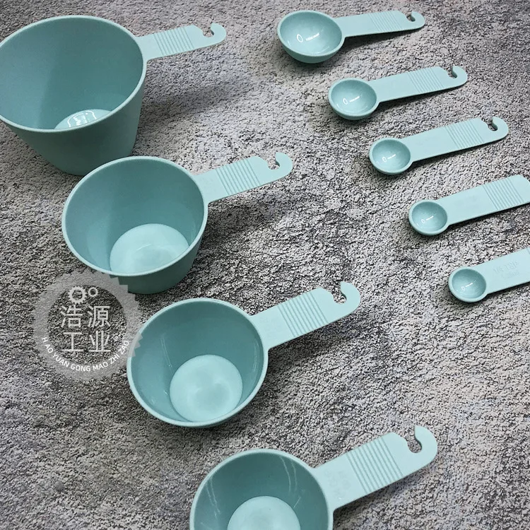 New Style PP Plastic Measuring Cup Measuring Spoon Set Kitchen Bakery Flour diao wei shao with Measuring Plastic Measuring Cups