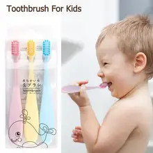 3 шт., Мягкая зубная щетка с маленькой щетиной, детская зубная щетка для ухода за полостью рта, Милая Мини зубная щетка для детей