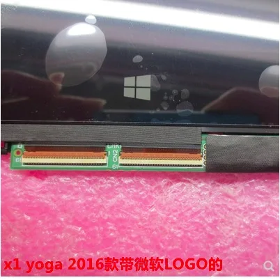 Сборка LP140QH2 ЖК-экран дигитайзер сенсорный Йога lenovo для X1 - Цвет: X1 YOGA 2016 FHD