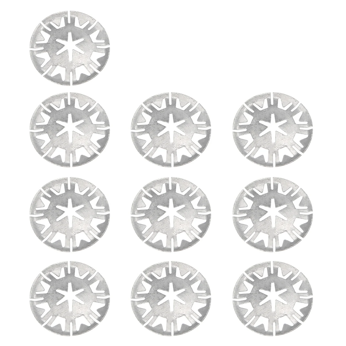 10pcs Durable Exhaust Heat Shield Clip Dia 30mm Metal Washer Heat Shield Noise Insulation Clip Nut for T4 T5  Transporter Parts