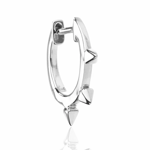 Silver No Stone Moonmory, одиночные, острые, Karla, серьги-кольца для женщин, чистый 925 пробы, серебряный, Круглый, Круглый, обруч, Huggie, Серьги Brincos, шесть цветов - Окраска металла: Silver No Stone