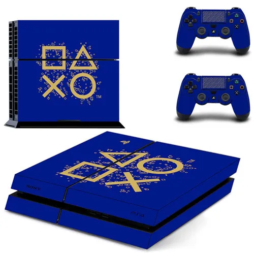 Изготовленный на заказ полный Чехол лицевые панели наклейка для PS4 Наклейка для playstation 4 консоль и контроллеры наклейка для PS4 виниловая наклейка - Цвет: 3
