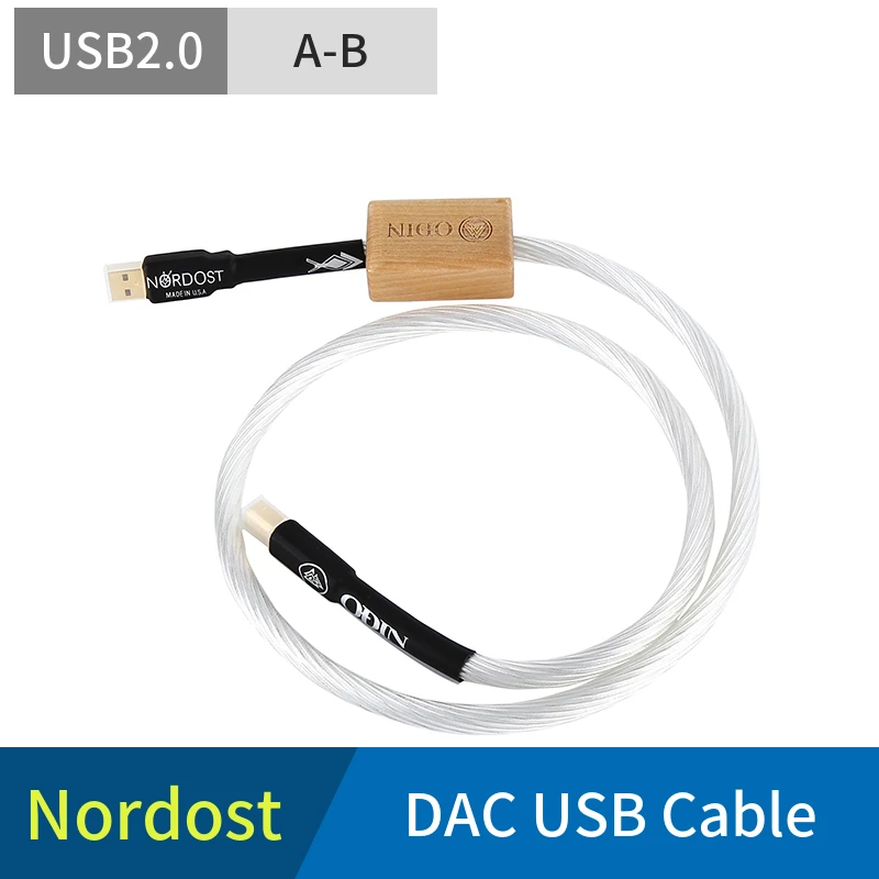 1pcs Nordost Odin Usb Cable Ab Dac Audio Cable 8core Plate Audio