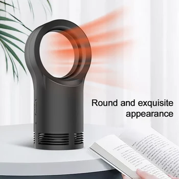

Portable Electric Heater Fan Desktop/Table Bladeless Electric Warm Fan 110V/220V Space Air Blower Radiator Home Office Warmer
