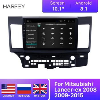 

Harfey Car GPS 10.1" HD 2 Din Touchscreen Android 8.1 Autoradio Stereo for Mitsubishi Lancer-ex Multimedia Player with Bluetooth