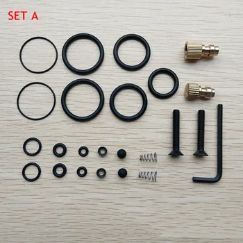 

30mpa Inflator Repair Set Universal Black O-Ring High-Pressure Replacement