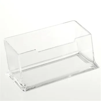 

1PC Desk Shelf Box storage Display Stand Acrylic Plastic New Clear Desktop Business Card Holder Hot Sale
