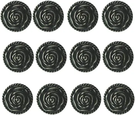 Description Picture 4 of itemVintage Rose Cabinet Knobs Antique Bronze Cupboard Dresser Door Pull Round Zinc Alloy Knob Drawer Handles with 3 Sized Screws