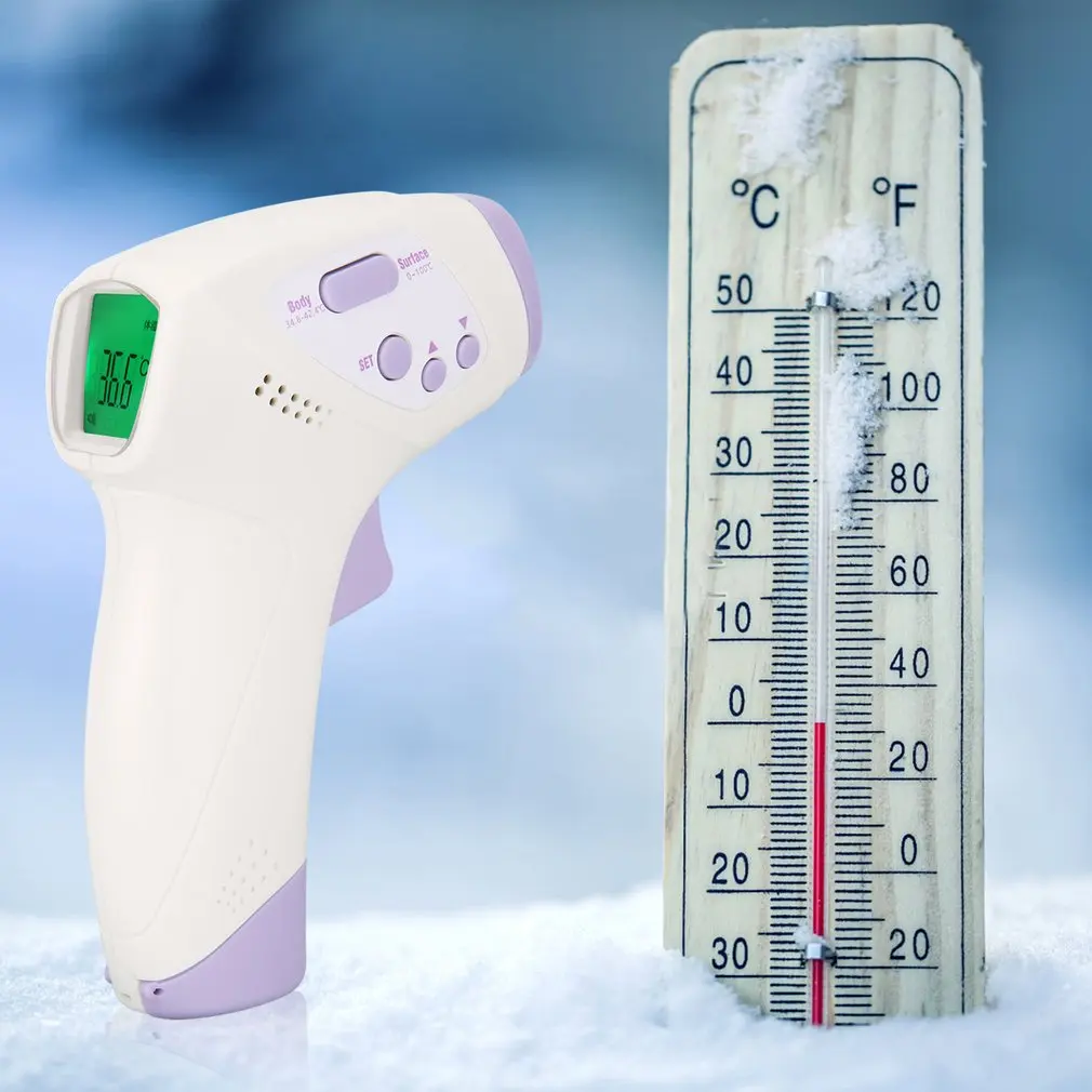 

Non-Contact Infrared Human Body Thermometer Home Hand-Held Digital Thermometer Temperature Measurement Meter