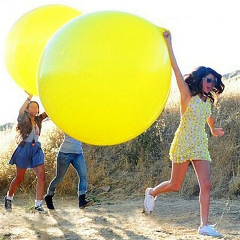 

1pc 36Inch Giant Clear Balloon Latex Balloons Birthday Wedding Decoration Inflatable Helium Balloons Happy Birthday Party Ballon