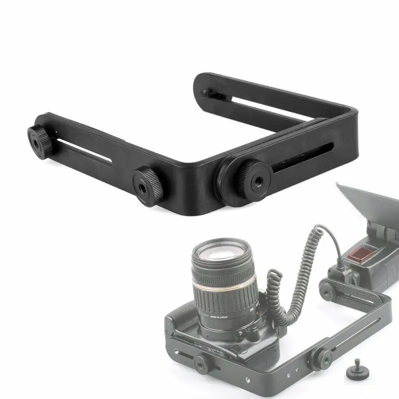 JINTUDualLShapeCameraFlashLBracketbilateralframetwindoubleL