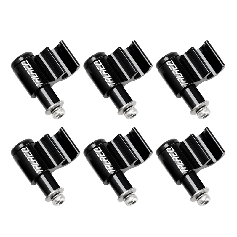 TRLREQ 6PCS Black Bicycle Cable Guide Hydraulic Brake Line Holder Hose
