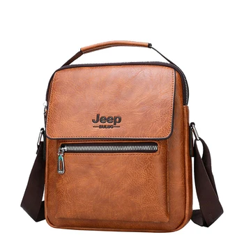 

Men's Handbag Shoulder Bag Vintage PU Leather Retro Messenger Bag Stylish Casual Male Crossbody Popular Brown Pack Shoulder Bags