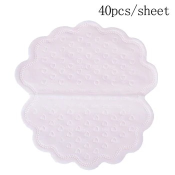 

40Pcs/box Armpits Sweat Pads for Underarm Gasket from Sweat Absorbing Pads for Armpits Linings Disposable Anti Sweat Stickers