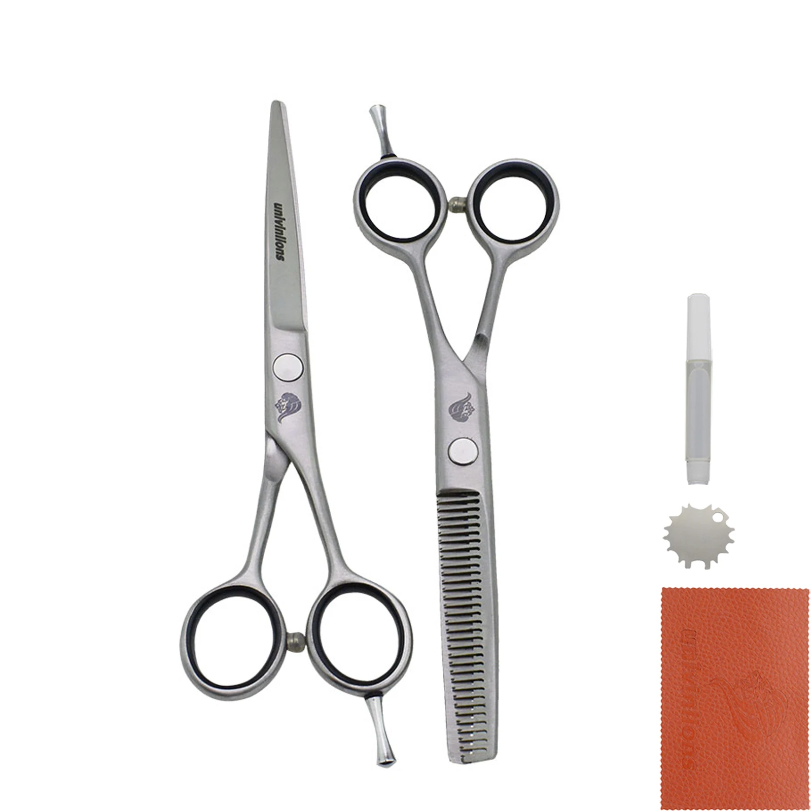 5.5" Salon Cheap Hair Shears Kit Hairdressing Scissors Barber