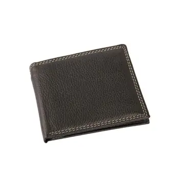 

Maison Fabre Men Wallet Bifold Leather Card Cash Receipt Wallet Small Purse with Photo Pocket Fashion Small Cash Wallet