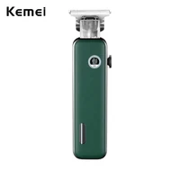 Kemei Professional Barber Hair Trimmer T-blade Dry-shaving and Fading Hair Clipper All-around Outlining Close-cutting Machine 1