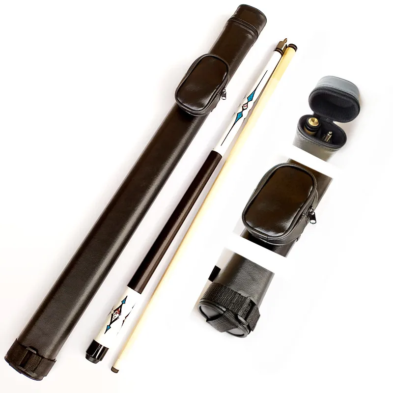 13mm 58 Inch Billiards Snooker Maple Pool Cue Stick With Cue Tip For Nine-ball Ball Come With Extension