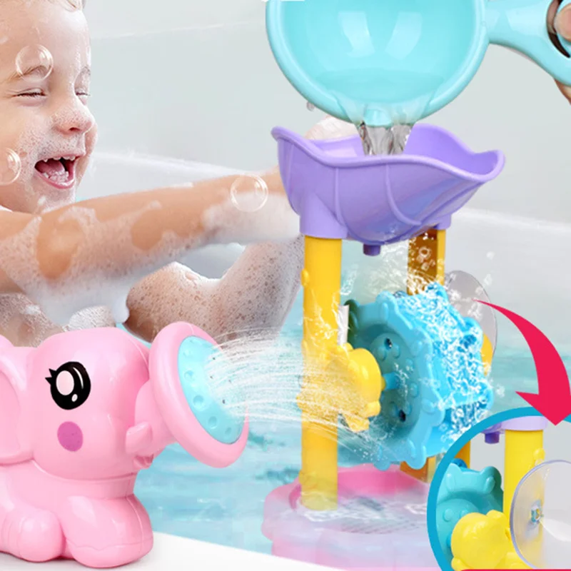 Водяное колесо игрушка для ванной Игрушки ванны родителей и детей Интерактивная