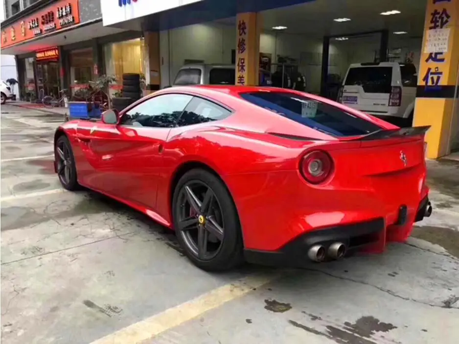 JINGHANG карбоновое заднее крыло багажника выступ Спойлеры для Ferrari F12 Berlinetta 2013