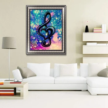 

Diy 5D Diamond Painting By Number Kits, Crystal Rhinestone Diamond Embroidery Paintings Pictures Arts Craft For Home Wall Decor,