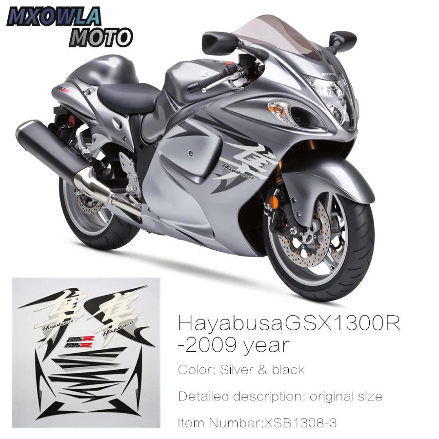 

orange color For HayabusaGSX1300R 08-14years Motorcycle Whole Vehicle Full Kit Sticker High Quality MOTO Styling