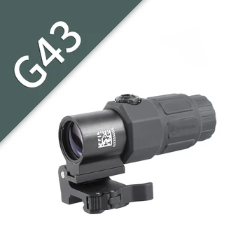 

Tactical hunting 3X Rifle Scopes Airsoft Holografische Optische telescope Scope 20mm Rail Chasse Caza Luneta Para Rifle optics