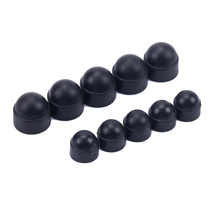 20PCS M8 M10 Bolt Nut Dome Protection Caps Covers Exposed Protect Against Weathering Hexagon Plastic Nuts Caps