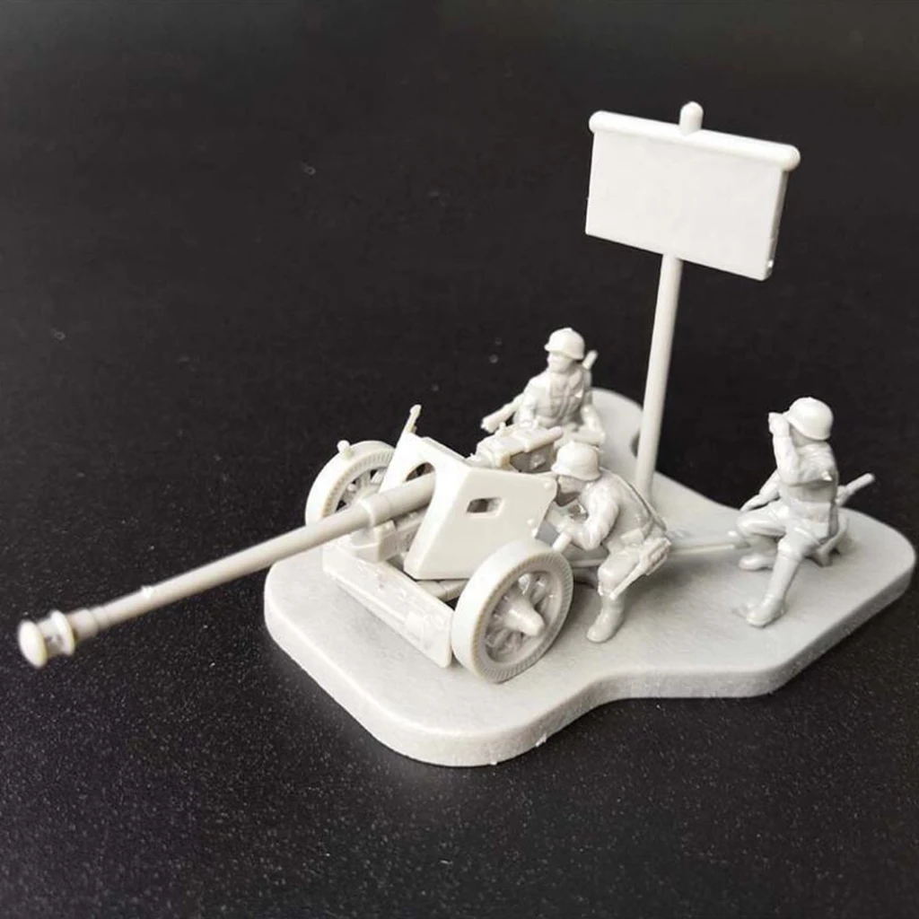 2 шт. моделирование 4D 1:72 модель PAK40 в сборе сцена детская игрушка подарок