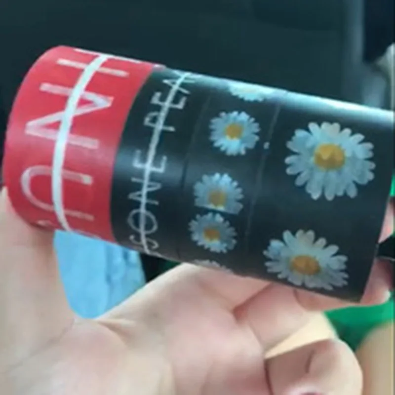 Персональный альбом Kpop G-Dragon Kwon Ji Young Yellow Small Daisy Peaceminusone DIY Ручная отрывная бумага клейкая лента