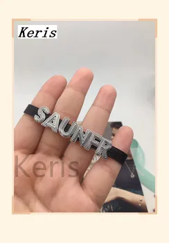 

High Quality Reproduction 1:1 100%925 Silver Letter String Pin Clasp Hand Watch Chain Preferred Gift Free Package