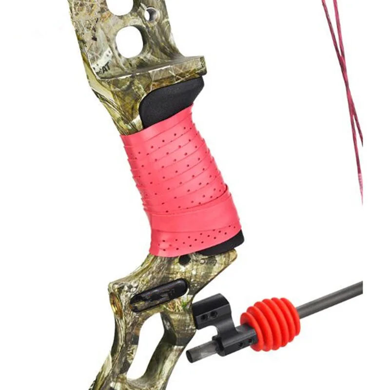 

Outdoor Archery Hunting Accessories 4 Colors Bow Riser can Absorb Sweat and Non-Slip Stretchy Handle Grip Tape Band Rope Wrap