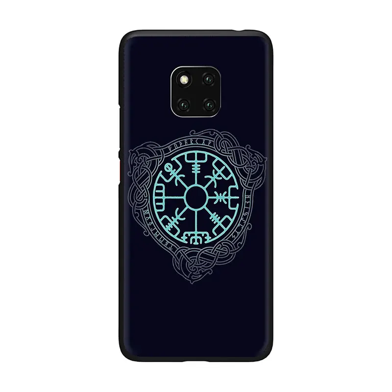 EWAU Viking Vegvisir Odin скандинавский Мягкий ТПУ чехол для телефона huawei Y5 Y6 Y7 Prime Y9 mate 10 20 30 Pro Lite Nova 3 3i 5i - Цвет: B4