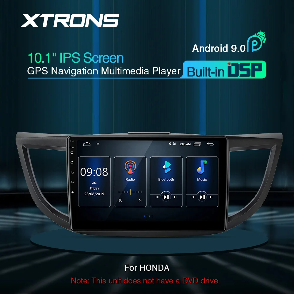 10 1 дюймов IPS Android 9 0 DSP Автомобильный мультимедийный стерео радио GPS плеер для HONDA