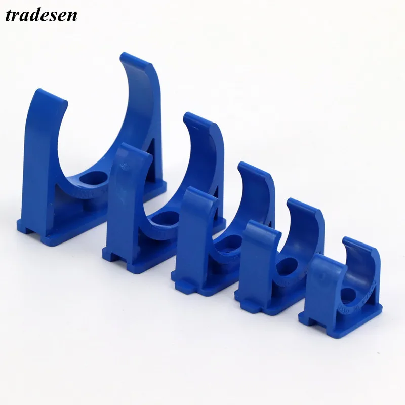 

2~20Pcs I.D20~50mm PVC Pipe Clamp Connector Aquarium Fish Tank Water Tube Clasp Joint Garden Home Pipeline Fitting Buckle Parts