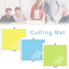 Сменный коврик для резки прозрачный клейкий коврик с измерительной сеткой 12 на 12 дюймов для силуэта Камея плоттер машина