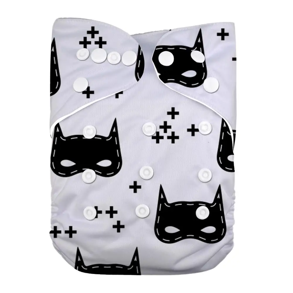 

LilBit Baby New Printed Design Reusable Washable One Size Cloth Diaper