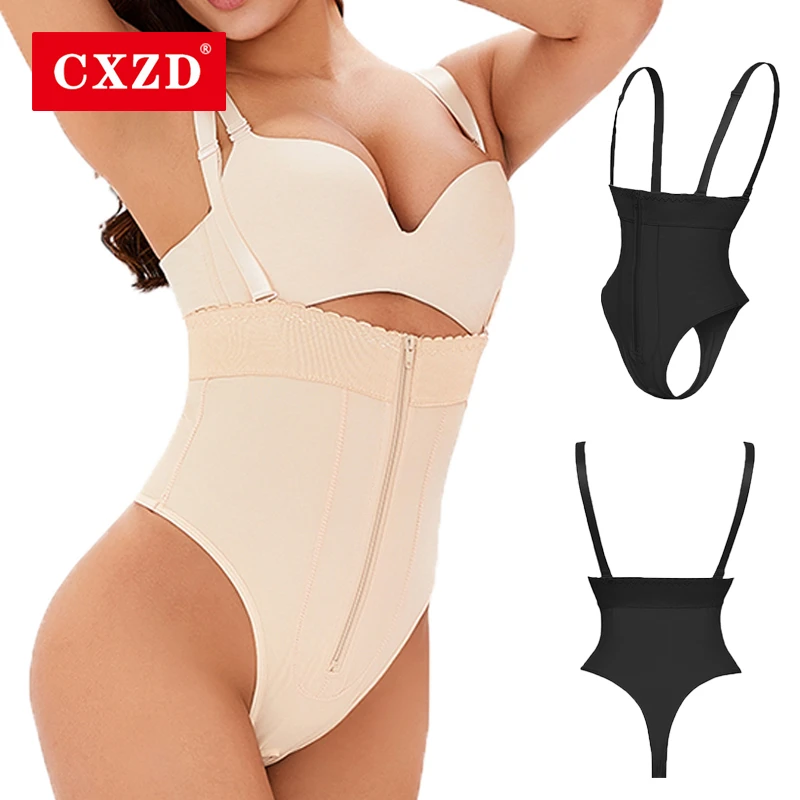 CXZD Bodysuit Tummy Control Thong Briefs High Waist Tummy Control Underwear Waist Trainer