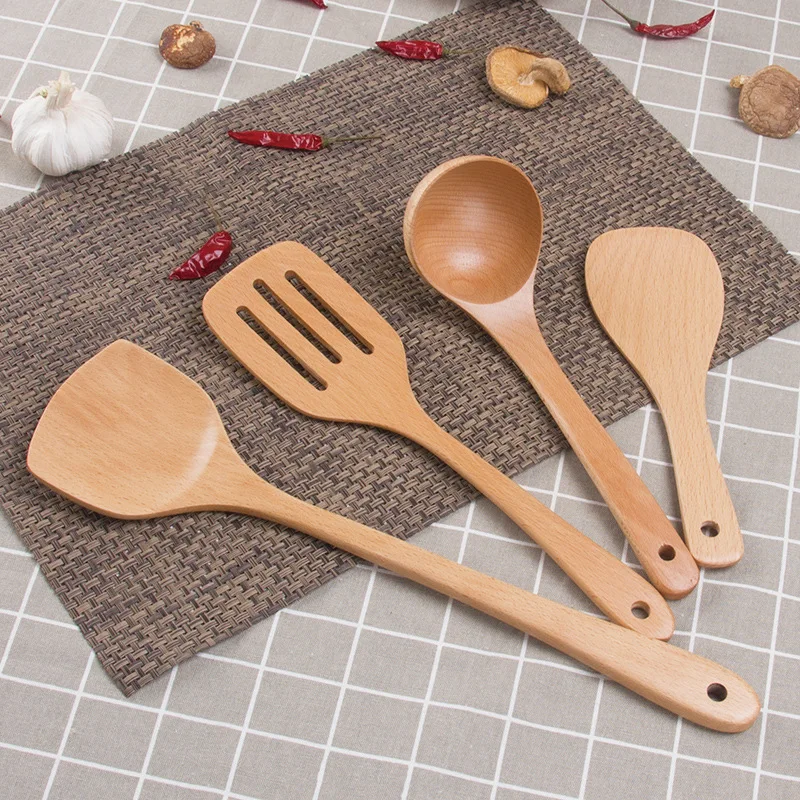 

New Non-stick Pot Spatula Creative Kitchenware Long Spoon Long Handle Ladel Building Blocks jian chan Cuisine Spatula