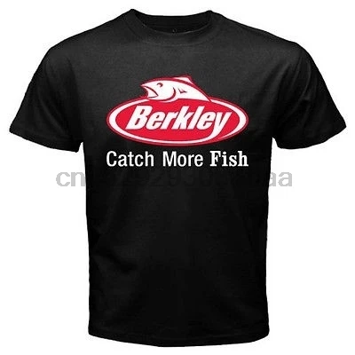 Мужская футболка Berkley с логотипом рыбалки Спиннеры Cronkboits печатные блочные