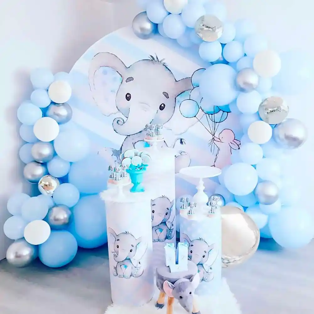 Fengrise Guirnalda De Globos Plateados Azules Decoracion Para Nino Decoracion Para Fiesta De Cumpleanos Decoracion Para Fiesta De Bienvenida De Bebe Decoraciones Diy De Fiestas Aliexpress