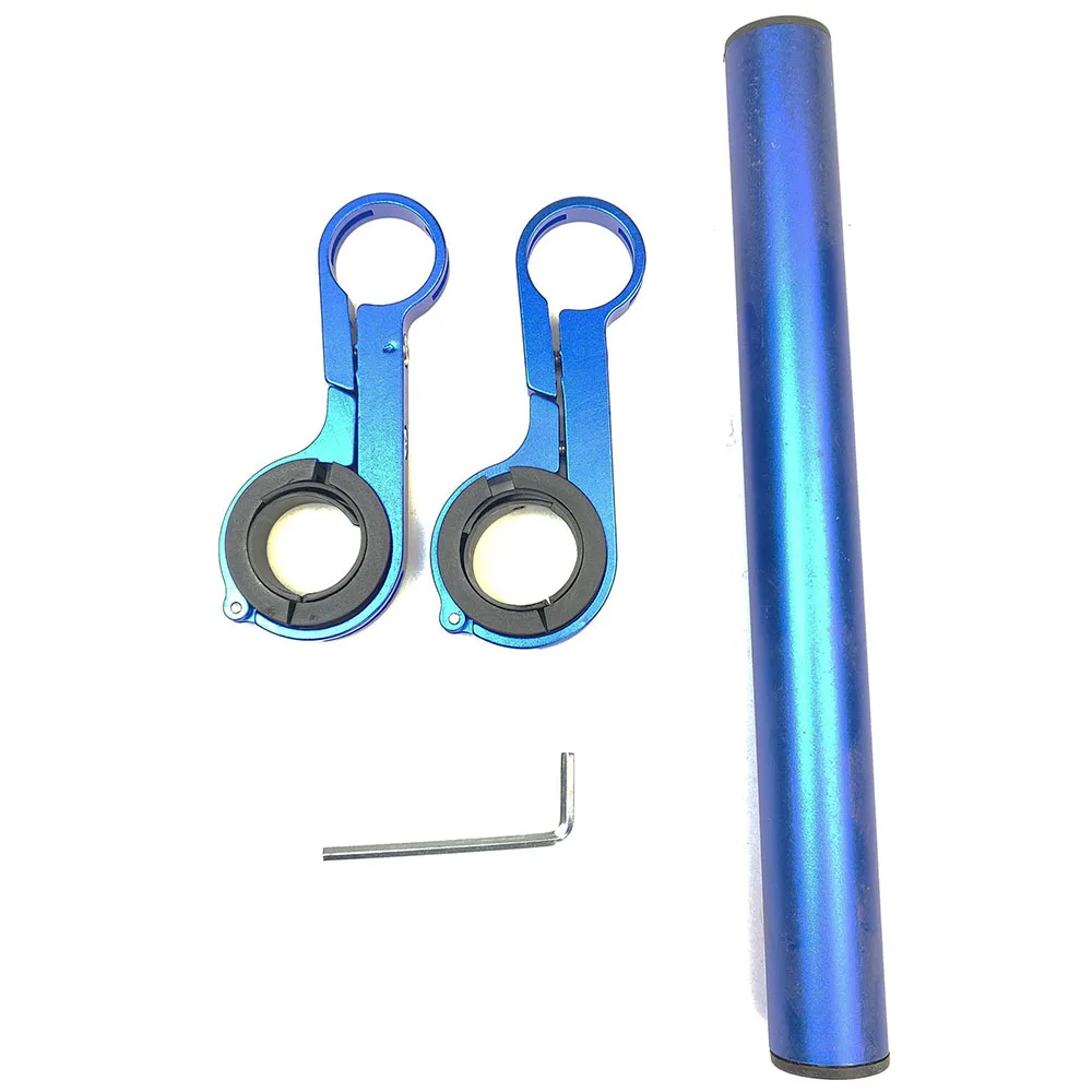 Blue 20cm Когда-нибудь велосипедный руль расширитель горное крепление MTB велосипед руль расширитель Дисплей Крепление Велоспорт фара кронштейн - Цвет: Blue 20cm