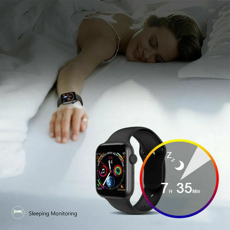 BALIGHT W34 44 мм Smart Horloge Mannen Vrouwen MTK2502 ЭКГ Hartslagmeter Activiteit трекер VS IWO 7 IWO 5 IWO 6 для IOS Android