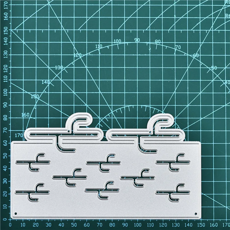 

Naifumodo Cactus Border Metal Cutting Dies Stencils for DIY Scrapbooking Embossing Paper Cards Die Photo Album Making