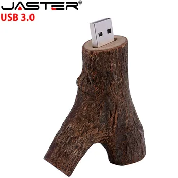 

JASTER Wood Branch USB Flash Drive 4GB 8GB 16GB 32GB 64GB Pendrive usb 3.0 U for friend gifts
