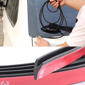 

Car Protector Seal Noise Insulation Weatherstrip Anti Dust Car Front Rear Windshield Edge Sealing Strips Sticker Car Accessories