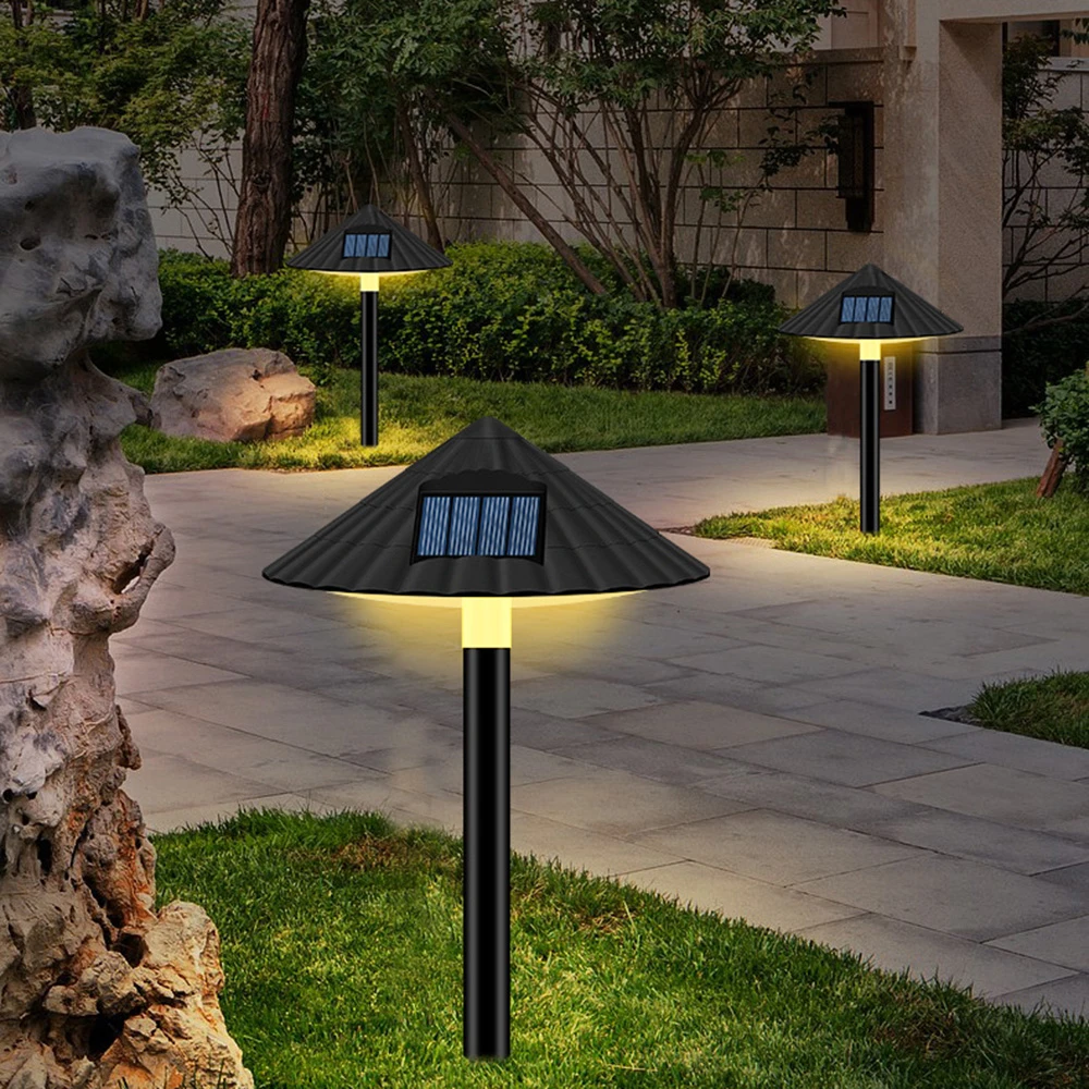 Luz solar LED para exteriores, lámpara Solar para sombra de sombrilla césped, enchufe de sombra De Seta, luz IP55, luz blanca/cálida para jardín|Lámparas LED| - AliExpress